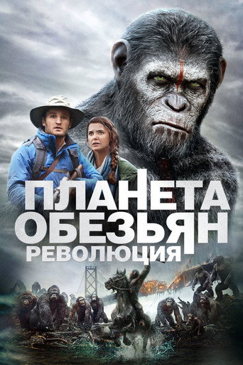 Постер фильма «Планета обезьян: Революция»