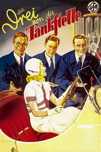 Постер фильма «Трое с бензоколонки»