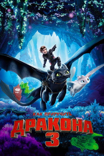 Постер фильма «Как приручить дракона 3: Скрытый мир»