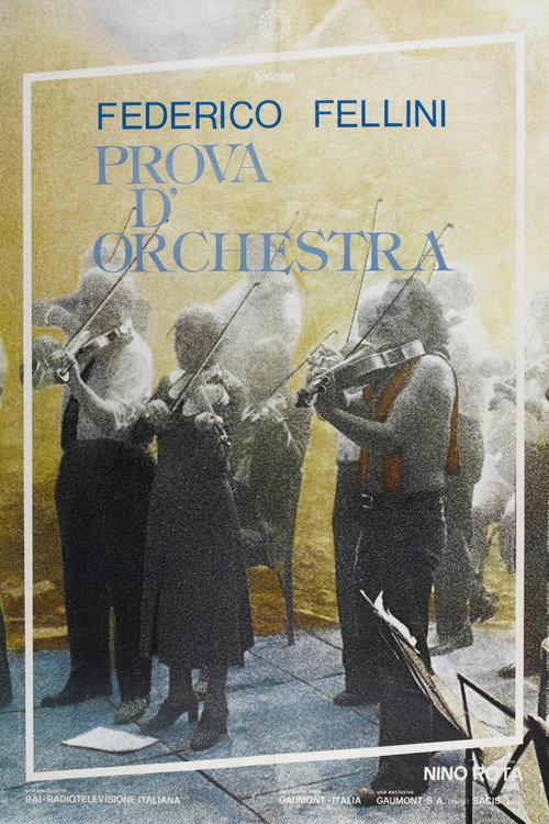 Постер фильма «Репетиция оркестра»