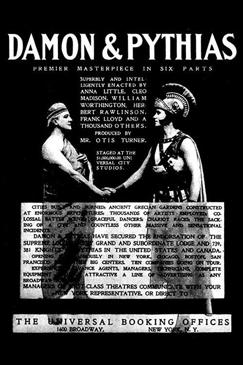 Постер фильма «Damon and Pythias»
